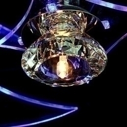 Designer Touch Decorative Chandelier Modern Crystal Living 3 Lights