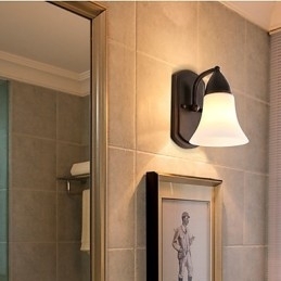 Designer Touch Decorative Rustic Lodge Black Oxide Finish Feature for Eye Protection Ambient Light Wall Sconces Wall Light