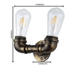 Designer Touch Decorative Rustic Lodge Traditional Classic Antique Brass Feature for Ambient Light Wall Lights