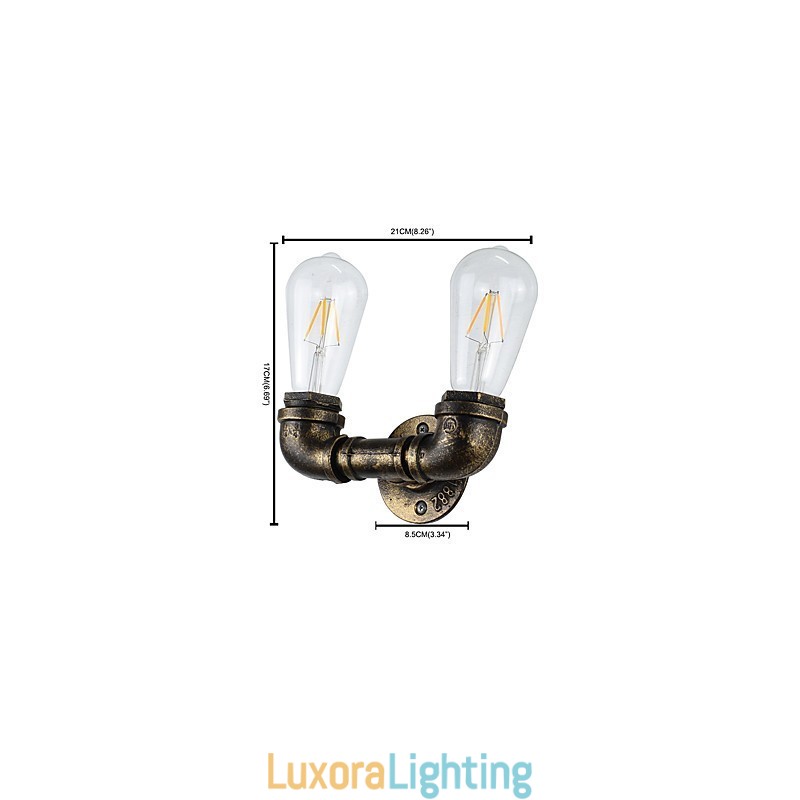 Designer Touch Decorative Rustic Lodge Traditional Classic Antique Brass Feature for Ambient Light Wall Lights