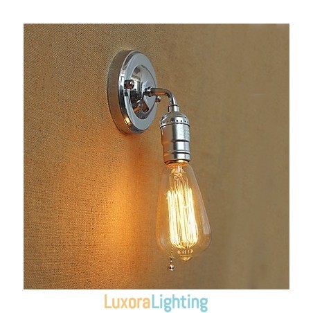 Designer Touch Decorative Retro Loft Edison Wall Lamp Bedroom Wall Lights For Home Up Down Rustic Industrial Single Head Corridor Sitting Room Mini Decor Wall