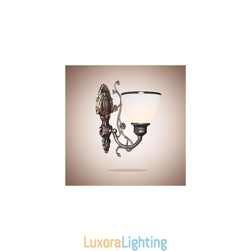 Designer Touch Decorative Simple American Wall Lamp Bedside Lamp Living Room Lamp Wrought Iron European Style Creative Wall Lamp