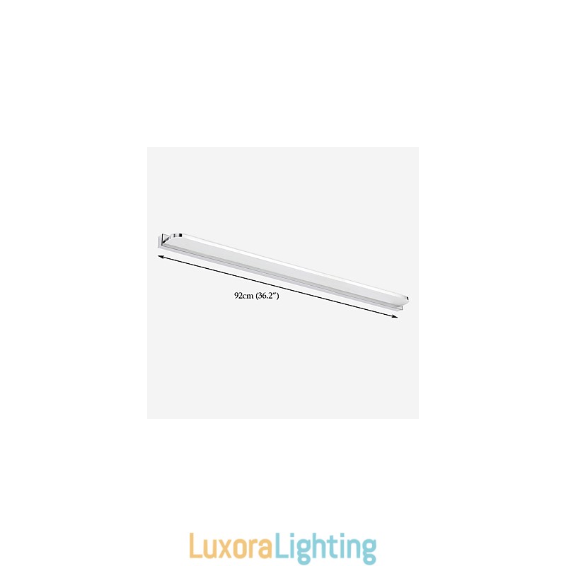 Designer Touch Decorative Integrated Modern Contemporary Electroplated Feature for Ambient Light Bathroom Lighting Wall Light