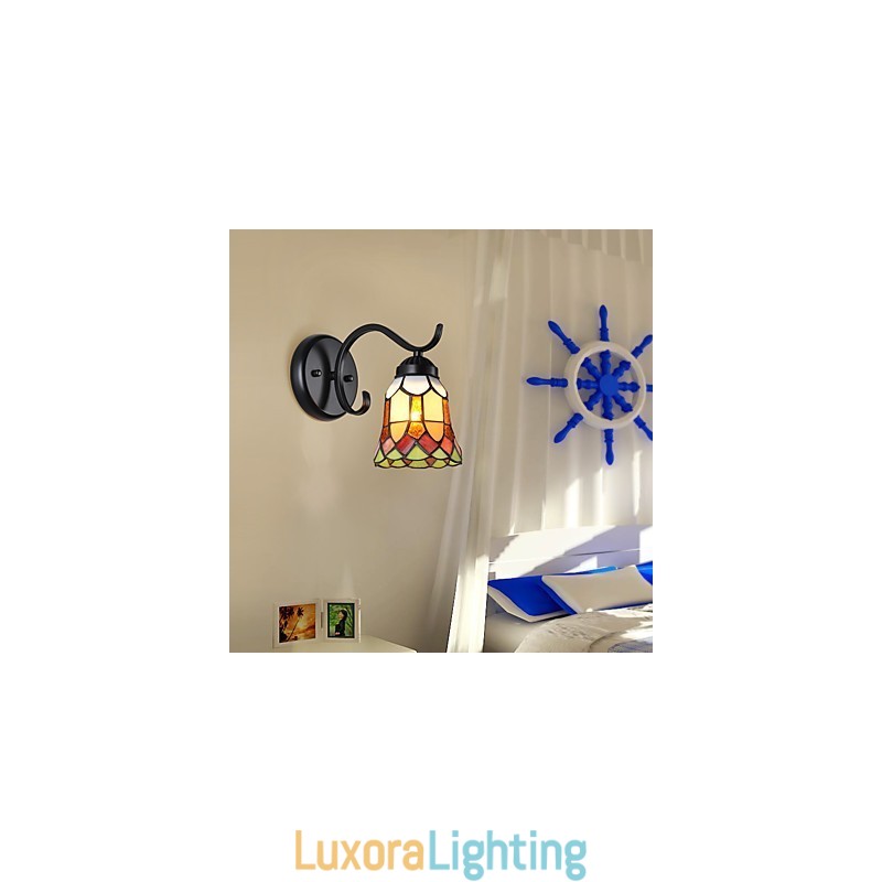 Designer Touch Decorative Rustic Lodge Painting Feature for Downlight Wall Sconces Wall Light