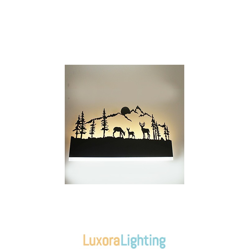 Designer Touch Decorative Integrated Feature for Ambient Light Wall Sconces Wall Light