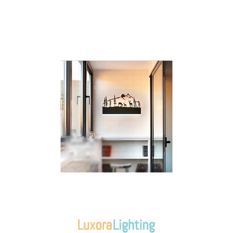 Designer Touch Decorative Integrated Feature for Ambient Light Wall Sconces Wall Light