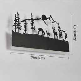 Designer Touch Decorative Integrated Feature for Ambient Light Wall Sconces Wall Light