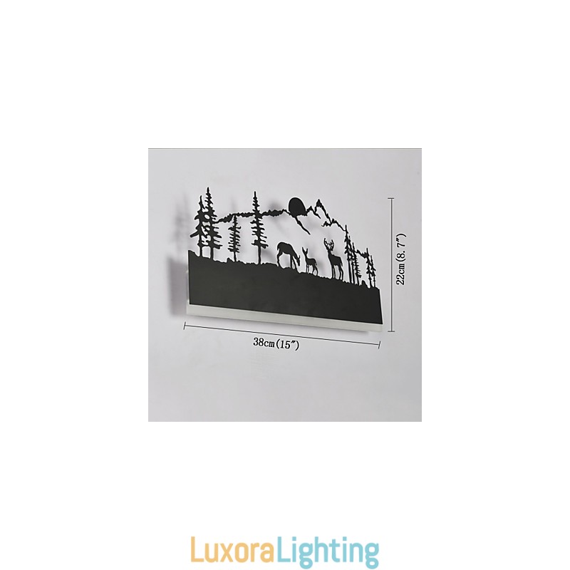 Designer Touch Decorative Integrated Feature for Ambient Light Wall Sconces Wall Light