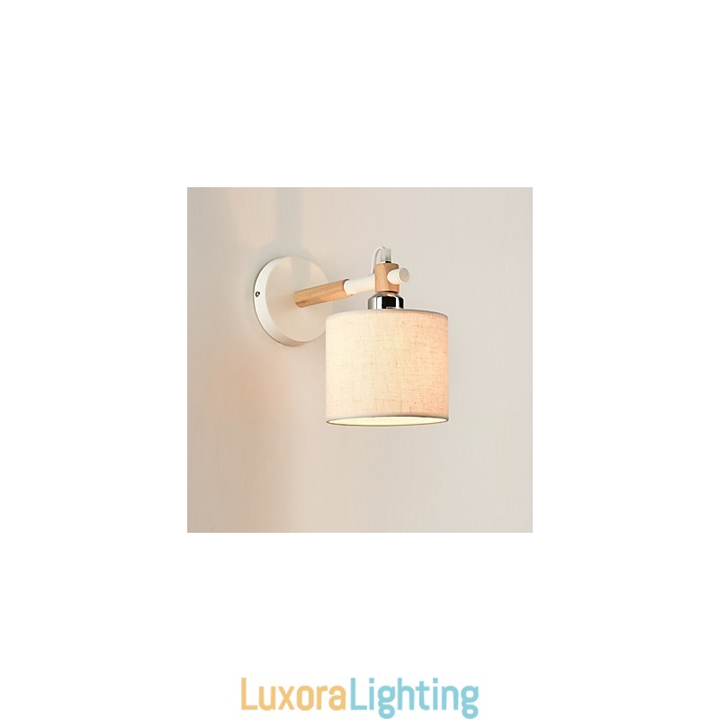 Designer Touch Decorative Fabric Wall Light Modern Contemporary Feature Ambient Light Wall Sconces