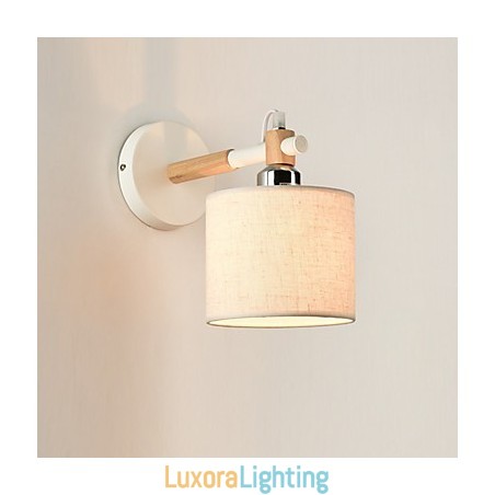 Designer Touch Decorative Fabric Wall Light Modern Contemporary Feature Ambient Light Wall Sconces
