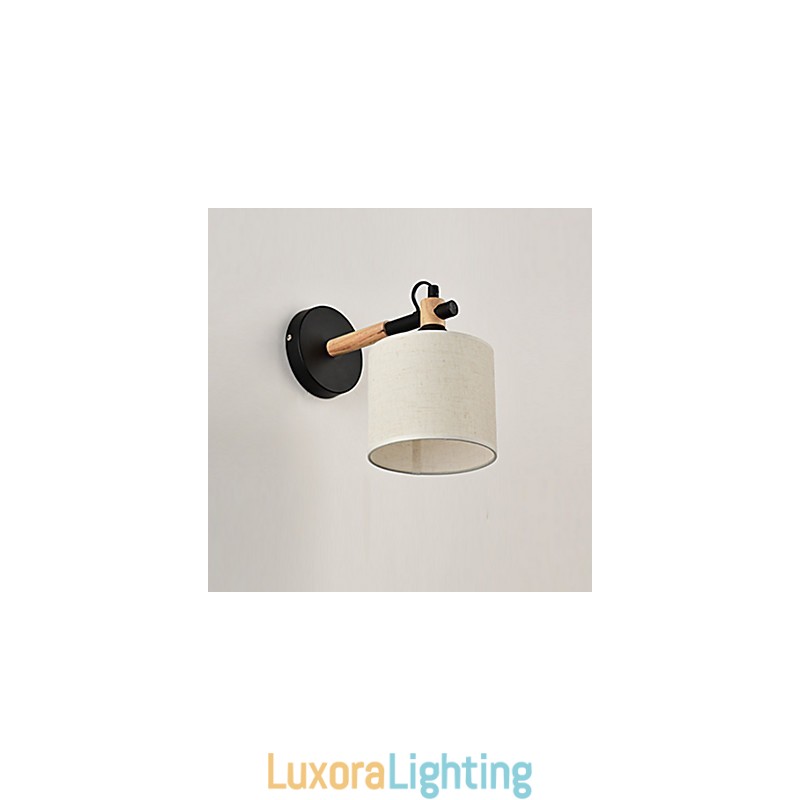 Designer Touch Decorative Fabric Wall Light Modern Contemporary Feature Ambient Light Wall Sconces