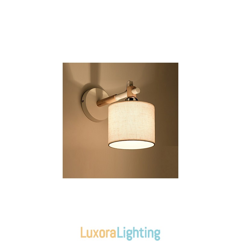 Designer Touch Decorative Fabric Wall Light Modern Contemporary Feature Ambient Light Wall Sconces