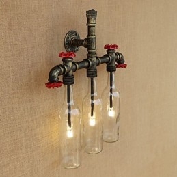Designer Touch Decorative Vintage Country Antique Bronze Feature Ambient Light Wall Sconces Wall Light