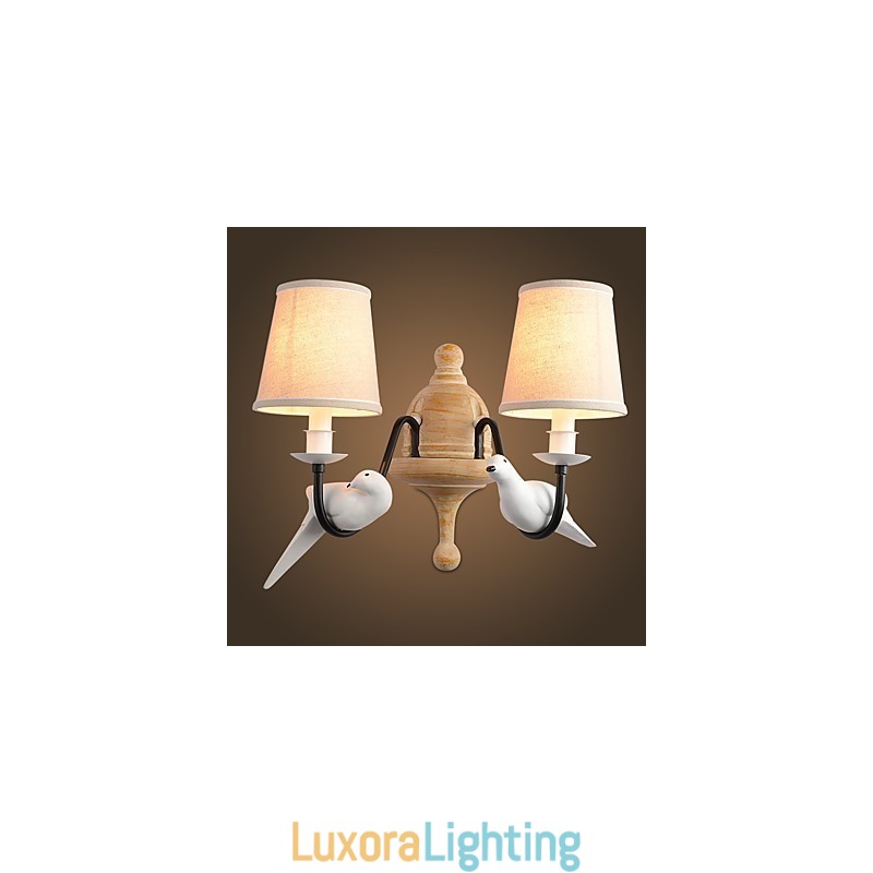 Designer Touch Decorative Rustic Lodge Simple Vintage Painting Feature Ambient Light Wall Sconces Wall Light