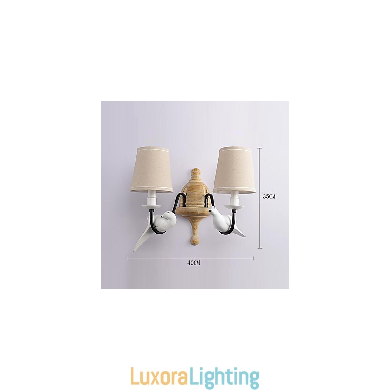 Designer Touch Decorative Rustic Lodge Simple Vintage Painting Feature Ambient Light Wall Sconces Wall Light