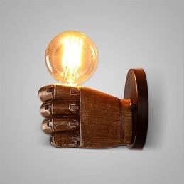 Designer Touch Decorative Loft industrial Cafe wall lamp Resin wall lamp Lodge Antique Vintage Retro Painting Feature for Mini Style Ambient Light Wall Sconces Wall Light