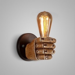 Designer Touch Decorative Loft industrial Cafe wall lamp Resin wall lamp Lodge Antique Vintage Retro Painting Feature for Mini Style Ambient Light Wall Sconces Wall Light