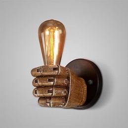 Designer Touch Decorative Loft industrial Cafe wall lamp Resin wall lamp Lodge Antique Vintage Retro Painting Feature for Mini Style Ambient Light Wall Sconces Wall Light