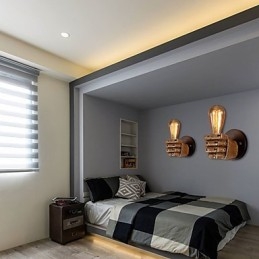 Designer Touch Decorative Loft industrial Cafe wall lamp Resin wall lamp Lodge Antique Vintage Retro Painting Feature for Mini Style Ambient Light Wall Sconces Wall Light