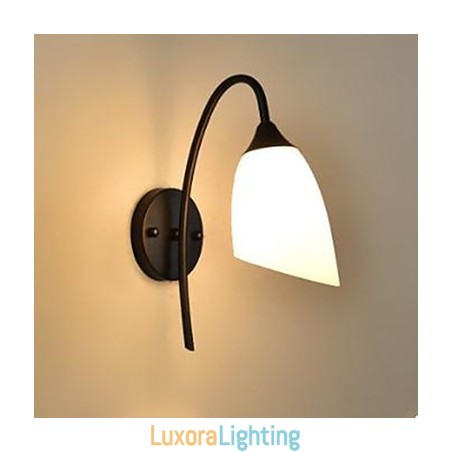 Designer Touch Decorative Black American Simple Bedroom Lamp Fishing Bedside Wall Lamp