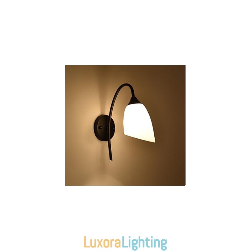 Designer Touch Decorative Black American Simple Bedroom Lamp Fishing Bedside Wall Lamp