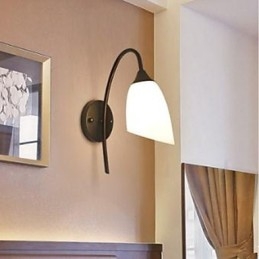 Designer Touch Decorative Black American Simple Bedroom Lamp Fishing Bedside Wall Lamp