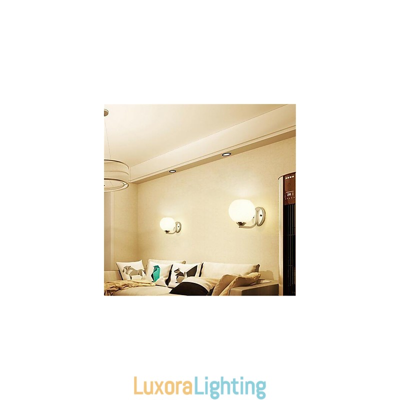 Designer Touch Decorative Simple Modern Contemporary Electroplate Feature for Swing Arm Eye Protection Ambient Light Wall Sconces