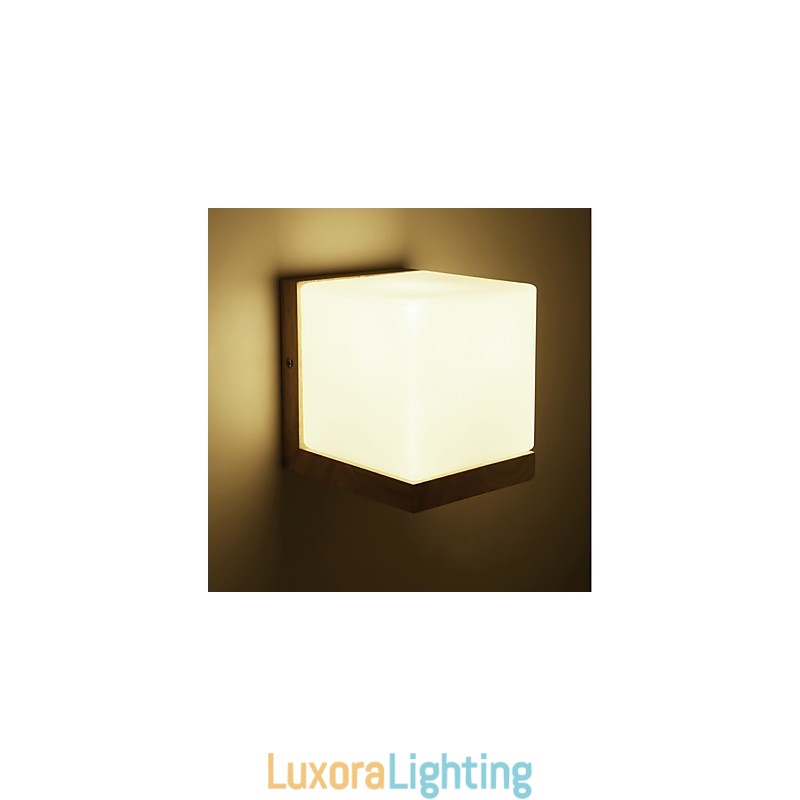 Designer Touch Decorative Novelty Country Feature for Mini Style Eye Protection Ambient Light Sconces Bedside Night Light Creative Balcony Wall Lamp