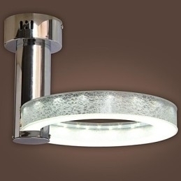 Designer Touch Decorative Silver Acrylic Chandelier(Chrome Finish)