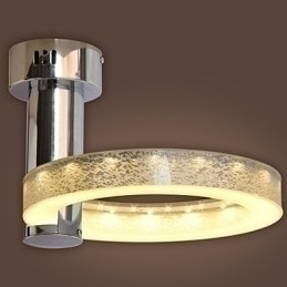 Designer Touch Decorative Silver Acrylic Chandelier(Chrome Finish)