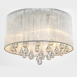 Designer Touch Decorative Ceiling Light Modern Crystal 4 Lights