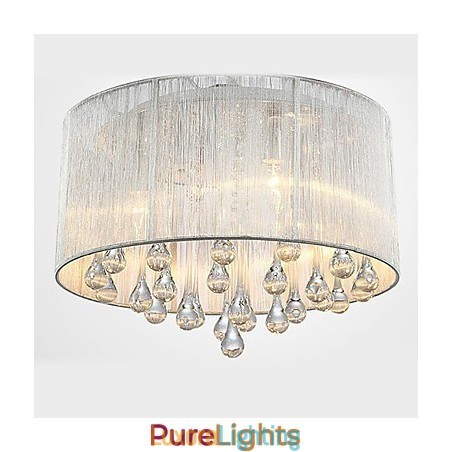 Designer Touch Decorative Ceiling Light Modern Crystal 4 Lights
