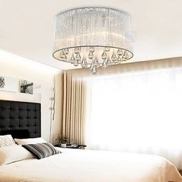 Designer Touch Decorative Ceiling Light Modern Crystal 4 Lights