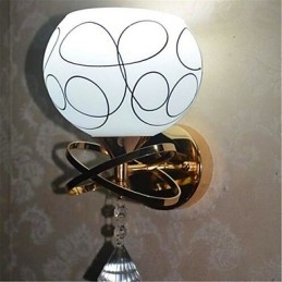 Designer Touch Decorative Hotel Bedroom Bedside Lamp Modern Mnimalist Glass Wall Lamp