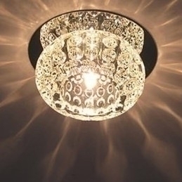 Designer Touch Decorative Modern Contemporary Crystal Mini Style Flush Mount