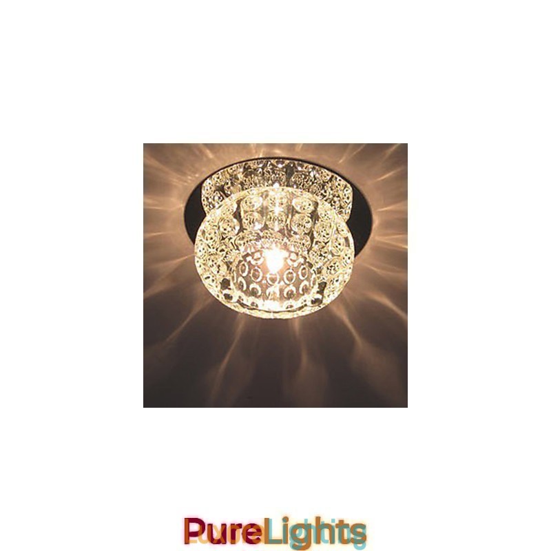 Designer Touch Decorative Modern Contemporary Crystal Mini Style Flush Mount