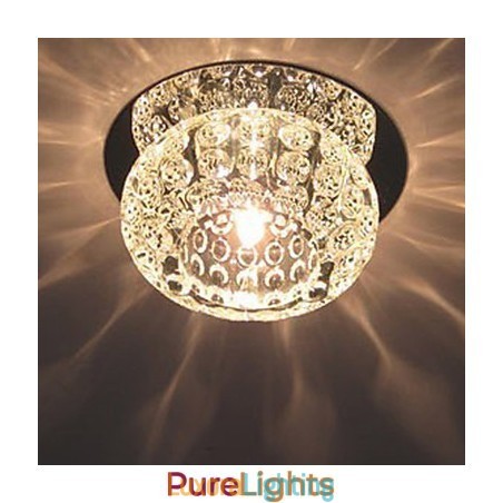 Designer Touch Decorative Modern Contemporary Crystal Mini Style Flush Mount