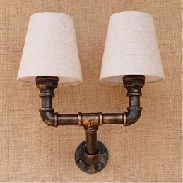 Designer Touch Decorative Rustic Lodge Brass Feature for Ambient Light Wall Sconces Wall Light