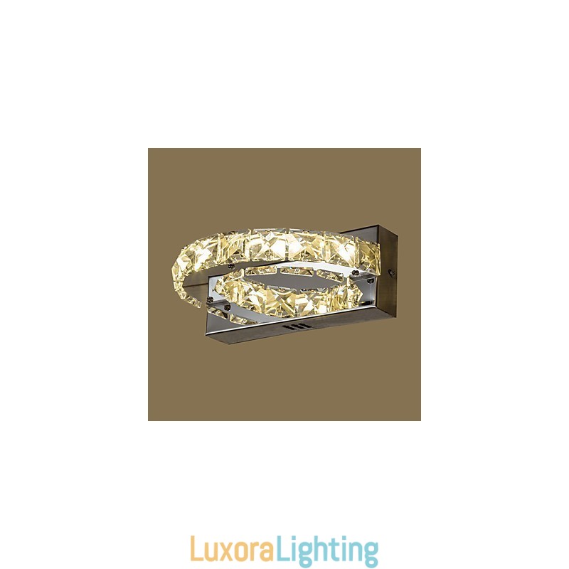 Designer Touch Decorative Integrated Modern Contemporary Painting Feature for Crystal Ambient Light Wall Sconces Wall Light