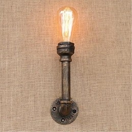 Designer Touch Decorative Nostalgia Simple Water Pipe Small Wall Lamp Wall Light