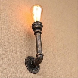 Designer Touch Decorative Nostalgia Simple Water Pipe Small Wall Lamp Wall Light