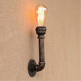 Designer Touch Decorative Nostalgia Simple Water Pipe Small Wall Lamp Wall Light