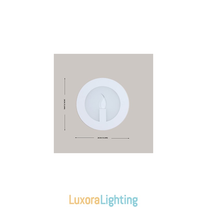 Designer Touch Decorative Integrated Modern Contemporary Painting Feature for Ambient Light Wall Sconces Wall Light