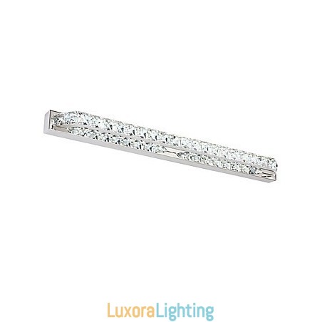 Designer Touch Decorative Long High Quality Mirror Lamp Bathroom Lights Metal and Crystal Wall Light