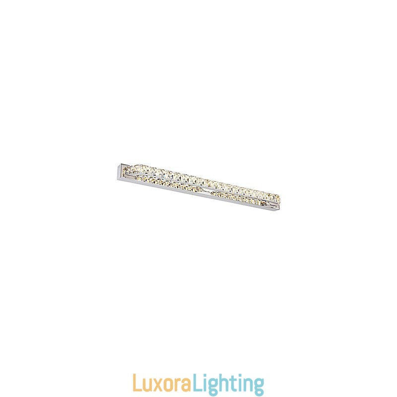 Designer Touch Decorative Long High Quality Mirror Lamp Bathroom Lights Metal and Crystal Wall Light