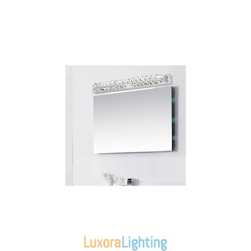 Designer Touch Decorative Long High Quality Mirror Lamp Bathroom Lights Metal and Crystal Wall Light