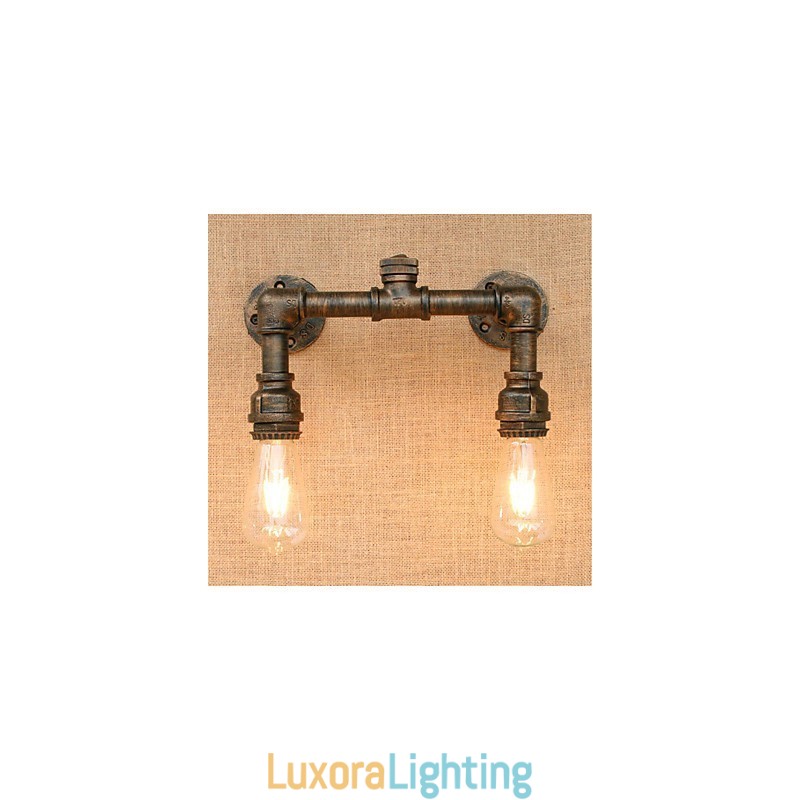 Designer Touch Decorative Rustic Lodge Country Painting Feature for Ambient Light Wall Sconces Wall Light