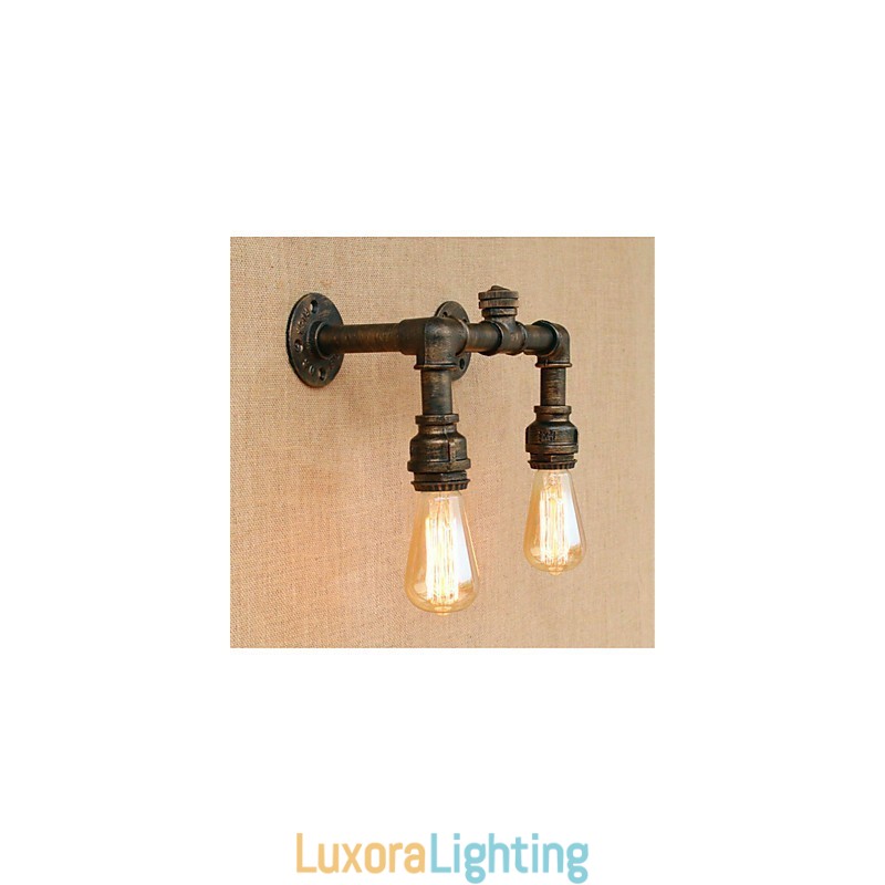 Designer Touch Decorative Rustic Lodge Country Painting Feature for Ambient Light Wall Sconces Wall Light