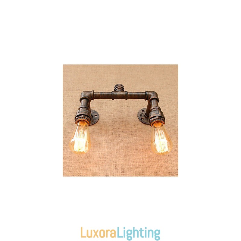 Designer Touch Decorative Rustic Lodge Country Painting Feature for Ambient Light Wall Sconces Wall Light