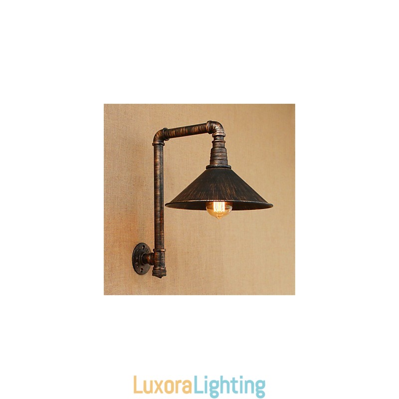 Designer Touch Decorative Rustic Lodge Country Antique Brass Feature for Ambient Light Wall Sconces Wall Light